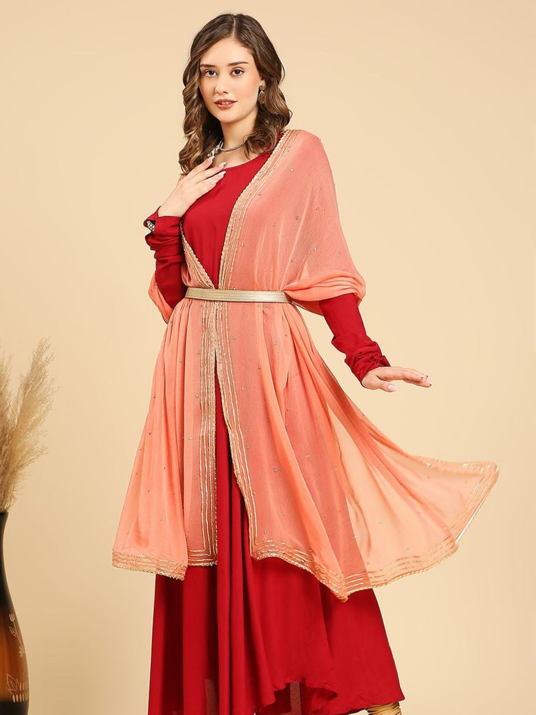 Embellished Chiffon Dupatta