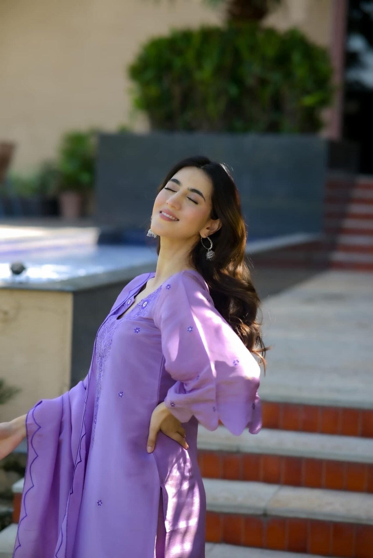 Lavender Lustre cosmos suit set - Image 3