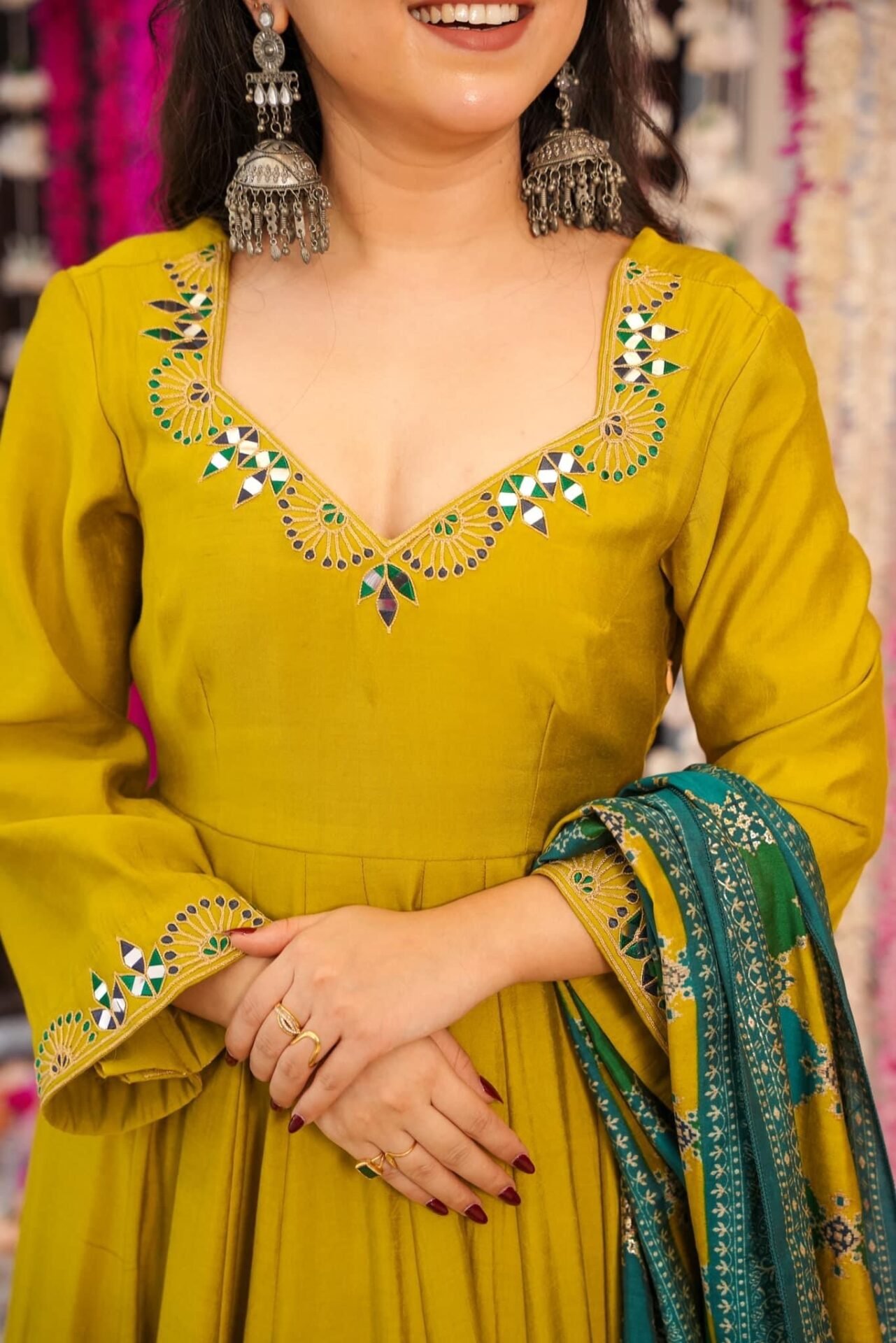Jeevika muslin suit set - Image 4