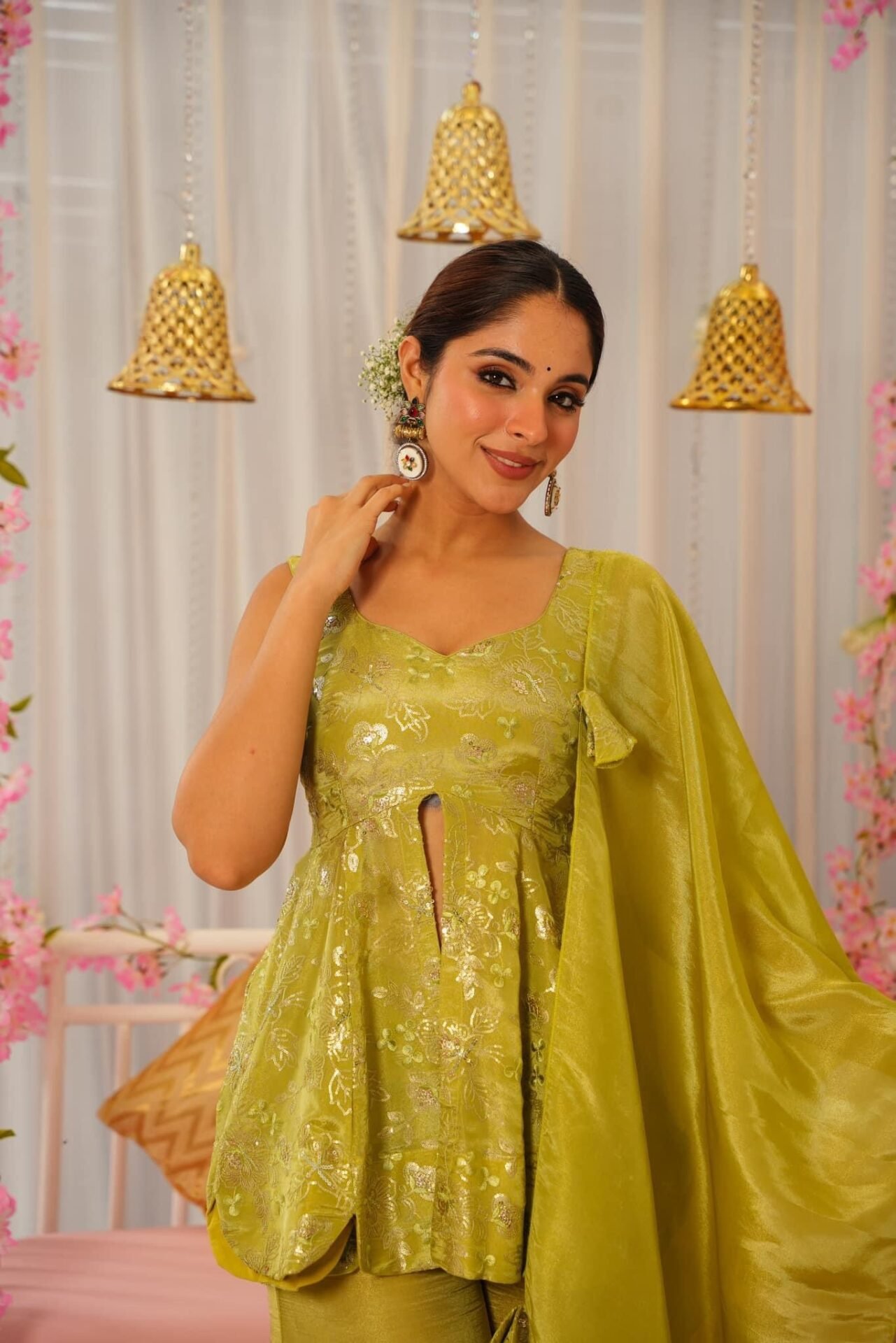 Platinum Mist short kurta set - Image 2