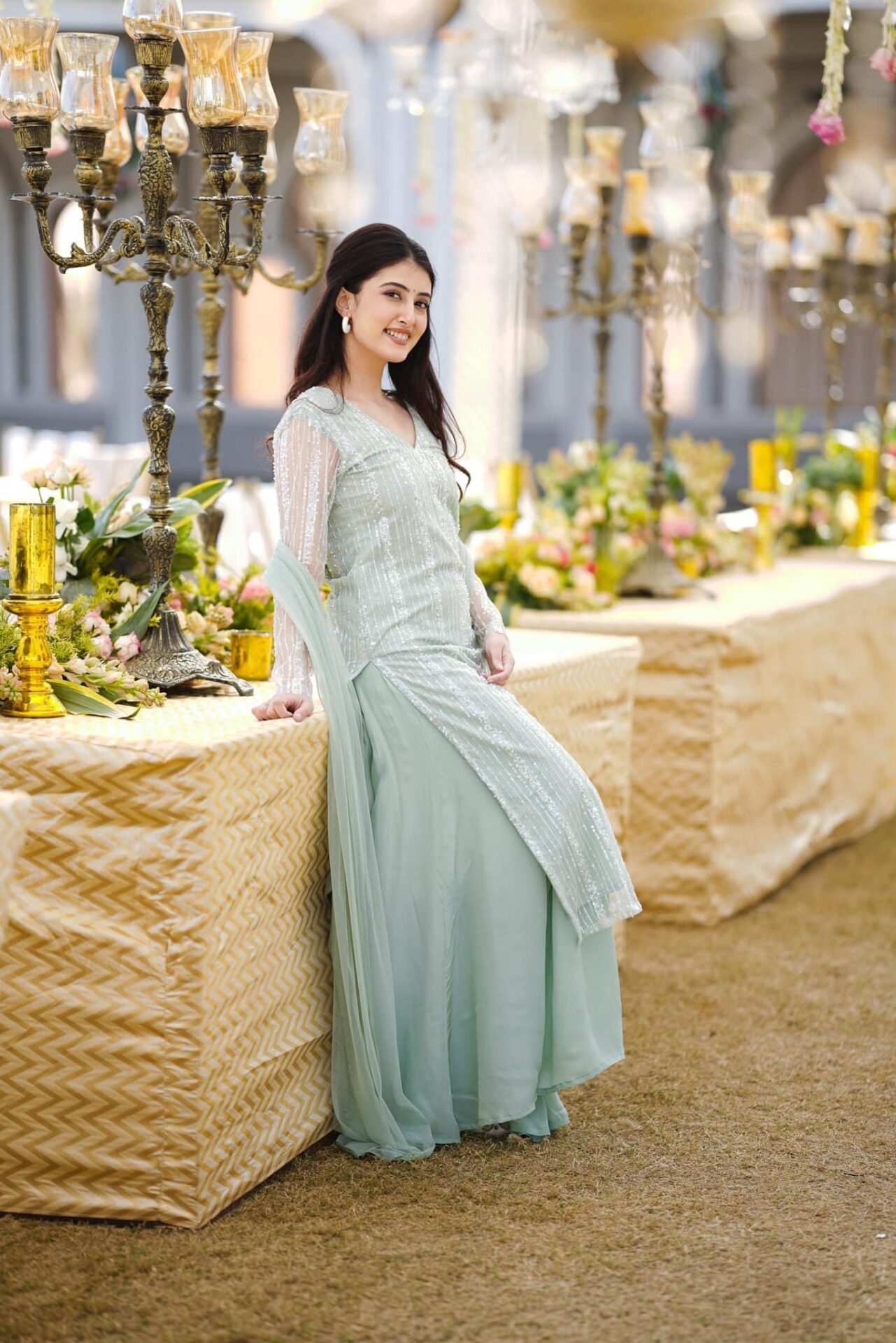 pakhi pearl straight kurta-palazzo set - Image 3