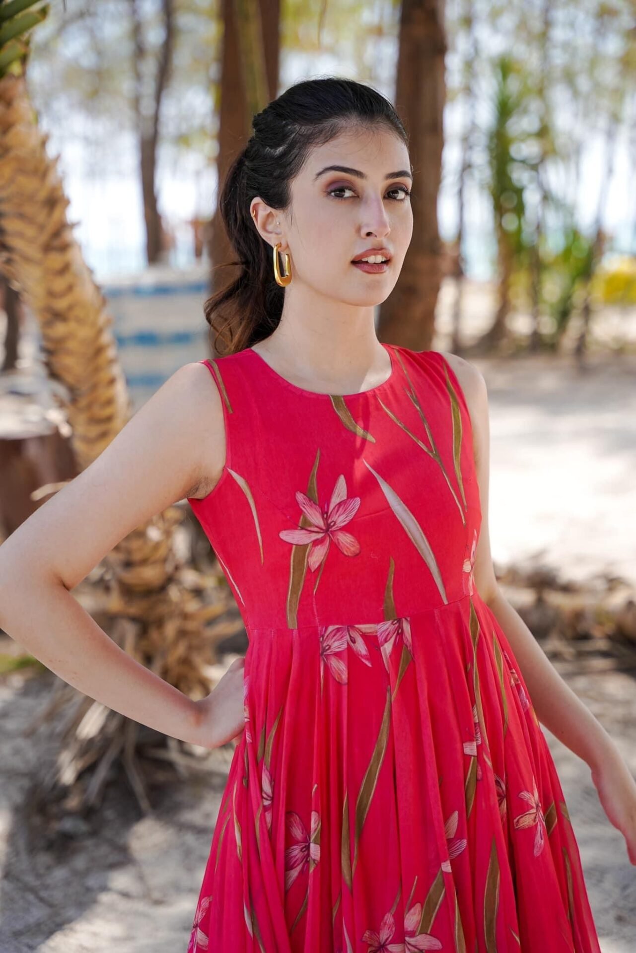 Ferny georgette dress - Image 3