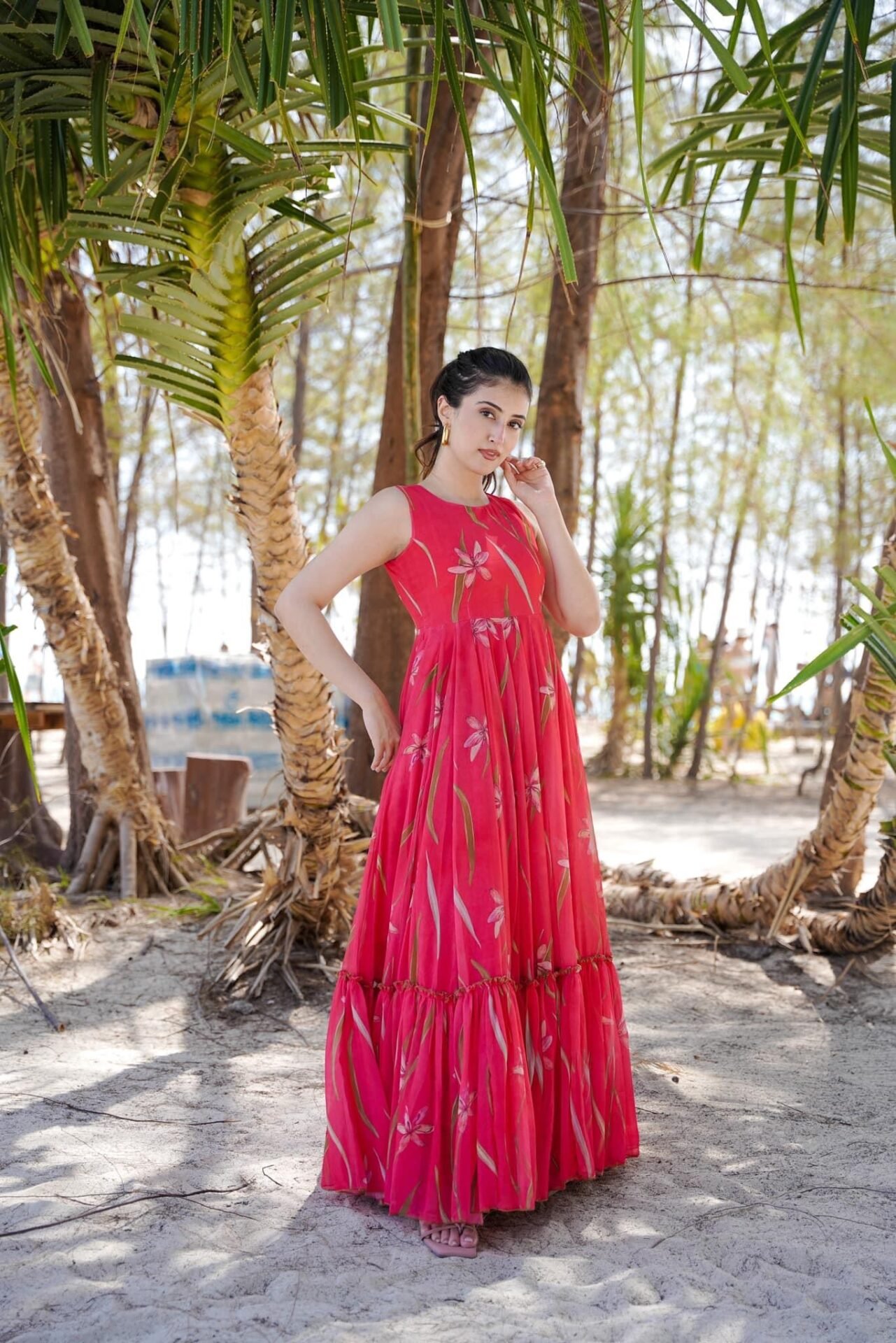 Ferny georgette dress - Image 2