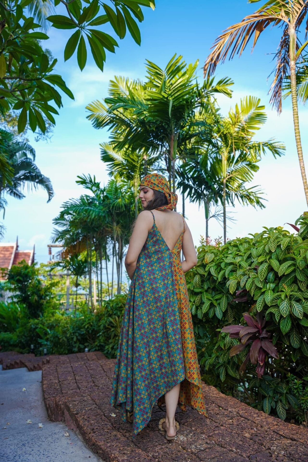 Vince cotton Handkerchief dress - Image 4