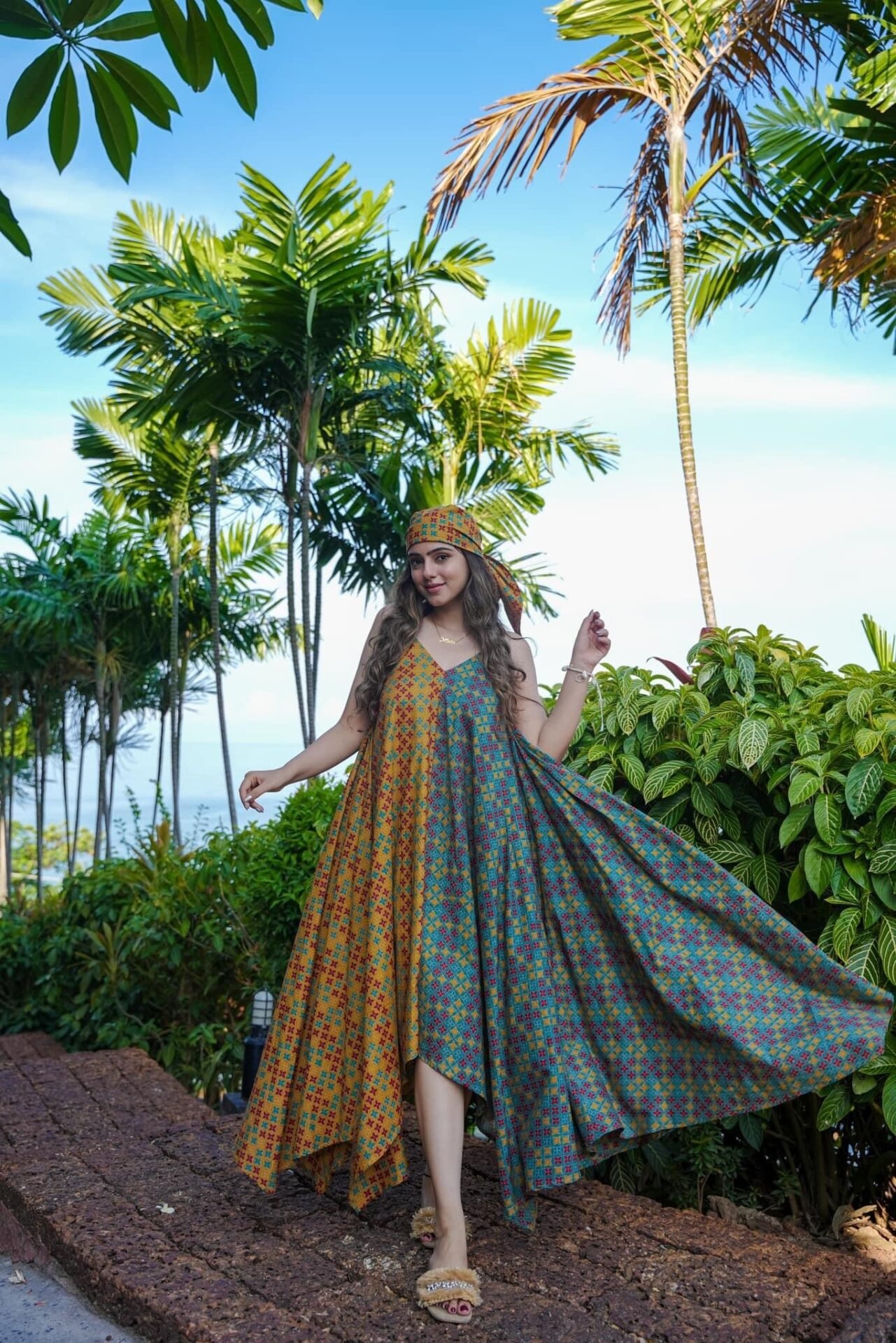 Vince cotton Handkerchief dress - Image 2