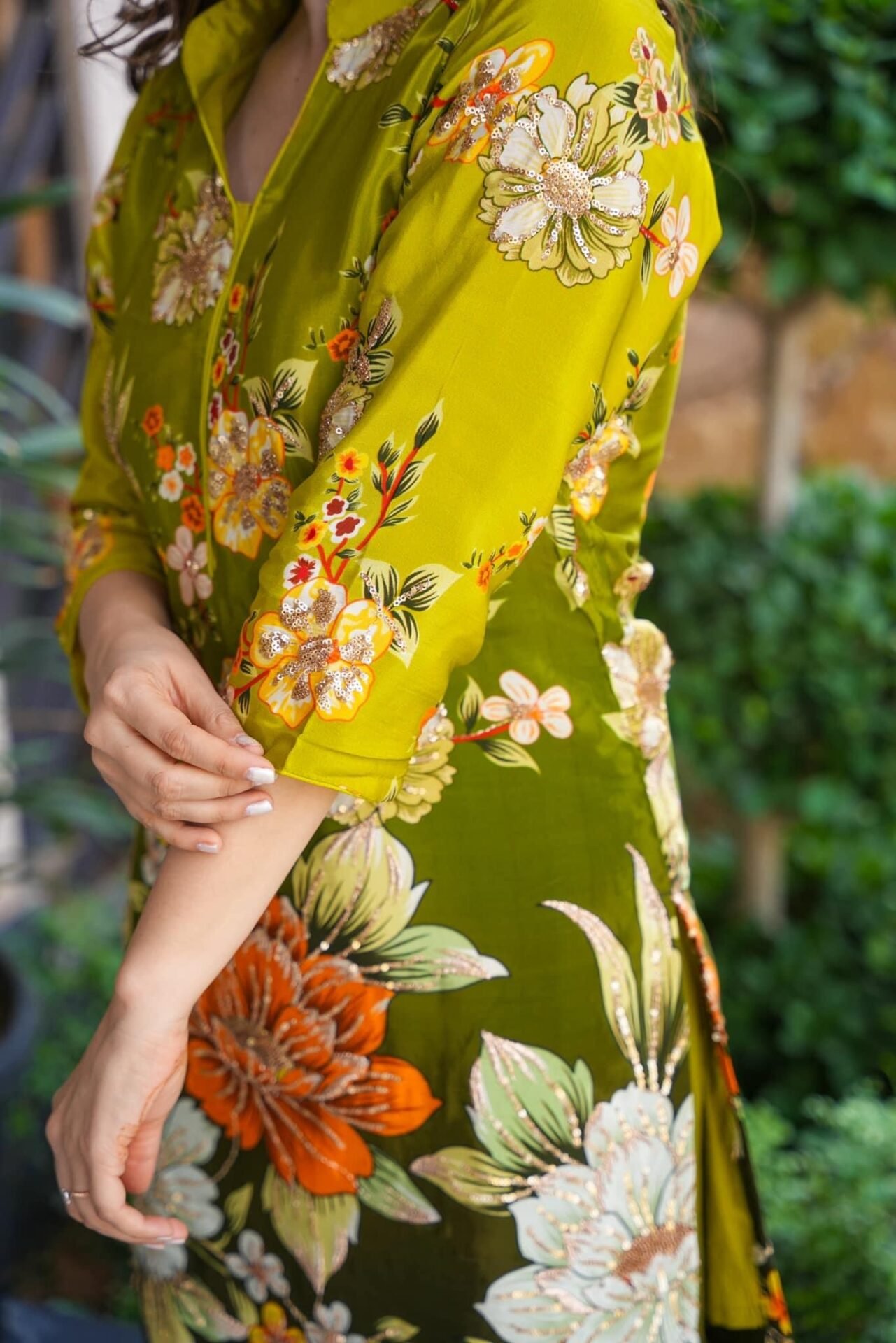 HAZEL GREEN EMBROIDERED SET - Image 3