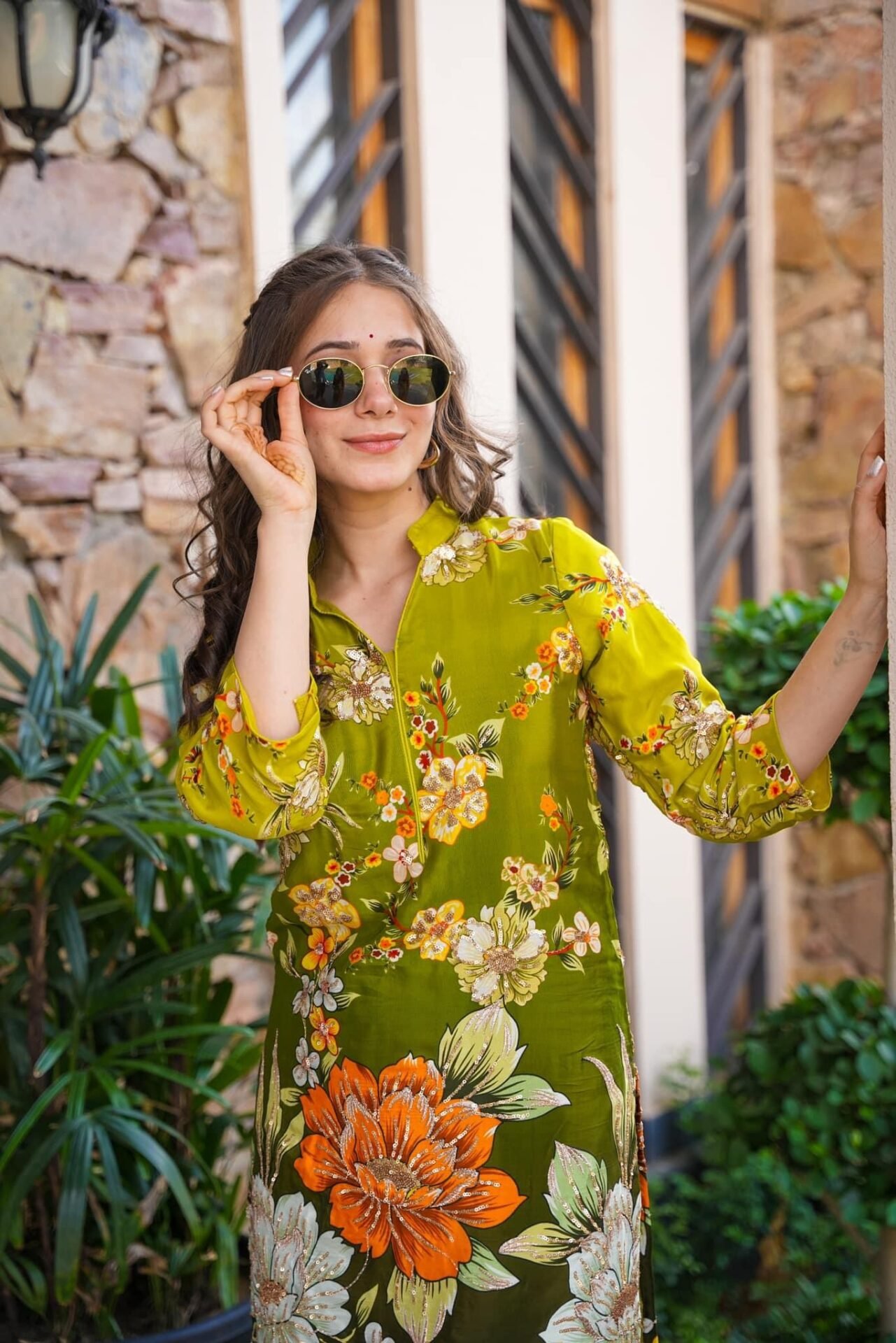 HAZEL GREEN EMBROIDERED SET - Image 4