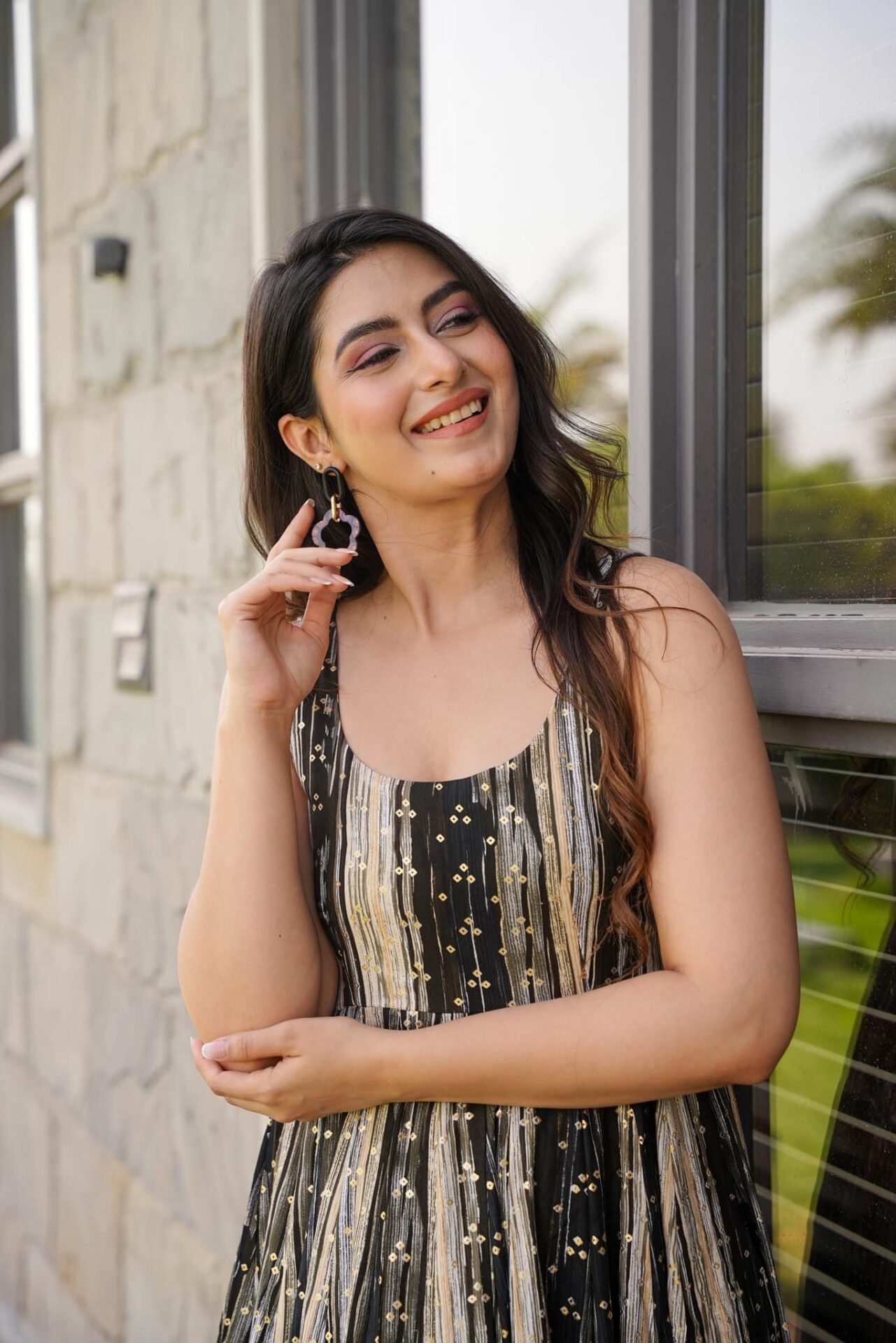 Kayla RAYON BLACK DRESS - Image 2