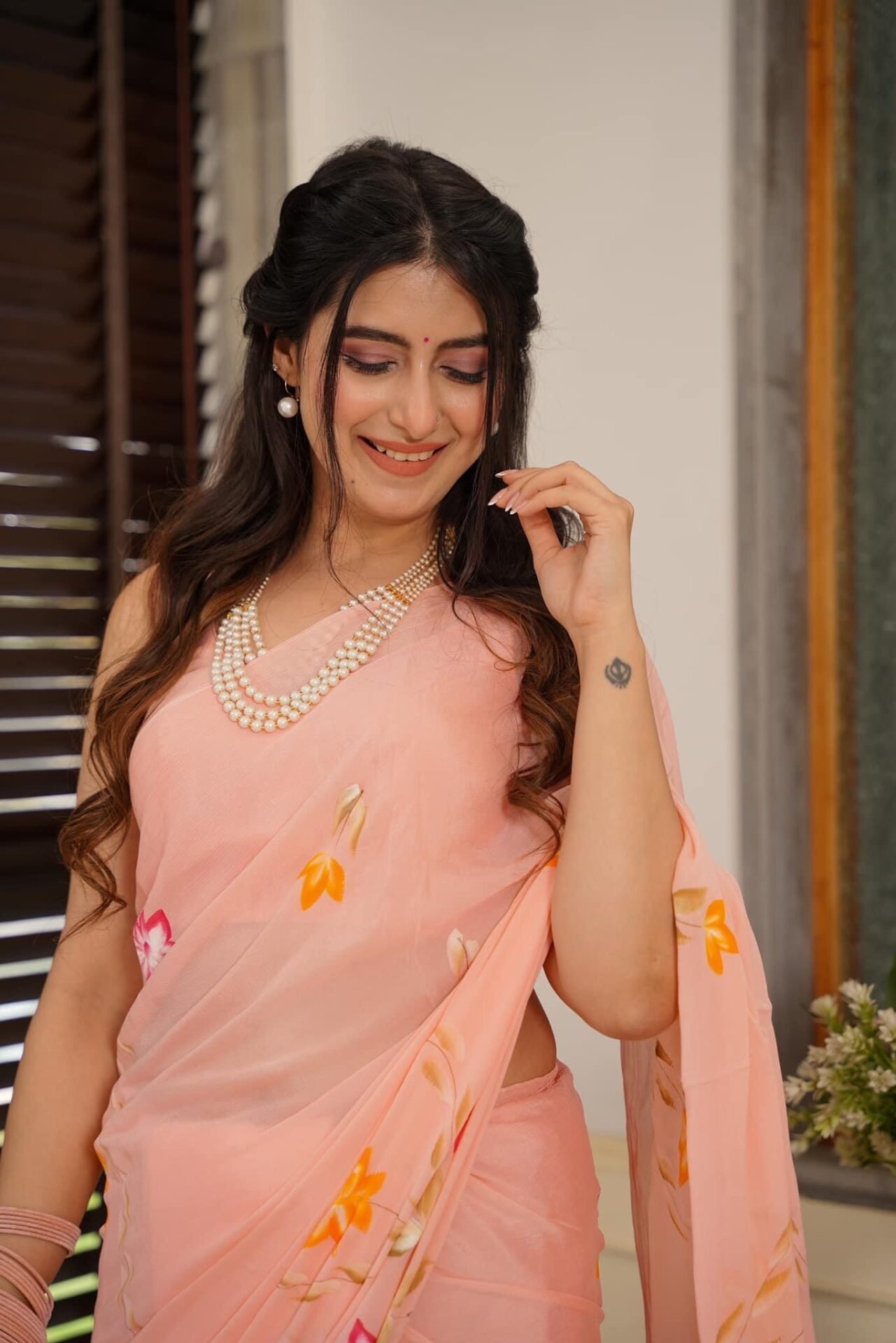 Aaradhana pearl saree - Image 3
