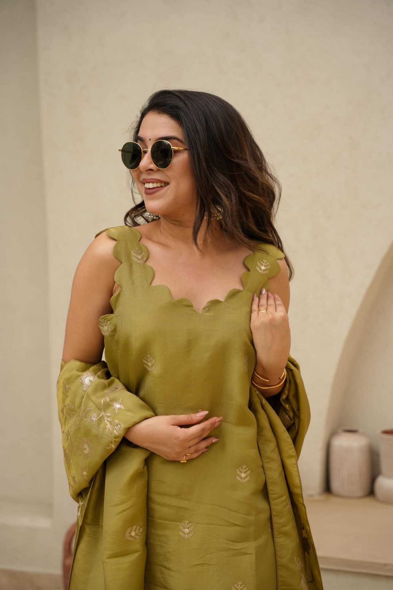 Ashley Cosmos kurta set - Image 3