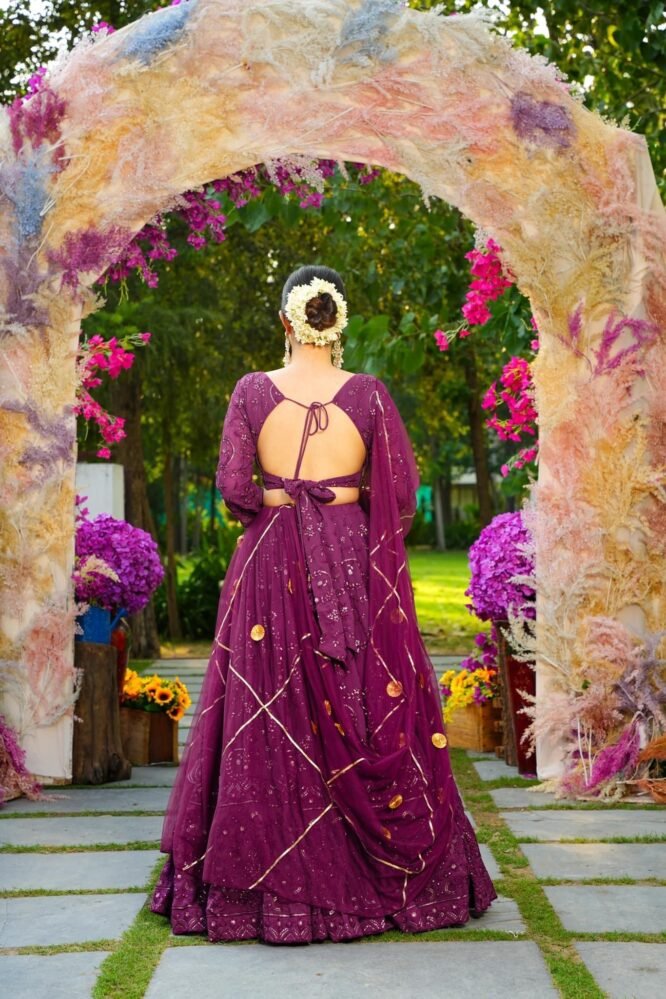 Murphy GEORGETTE LEHENGA CHOLI SET - Image 4