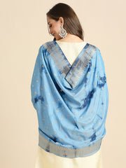 Banarasi Shibori Pattern Silk Dupatta - Image 3