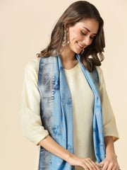 Banarasi Shibori Pattern Silk Dupatta - Image 2