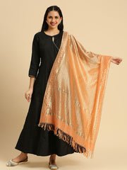 Knitted Lace Net Dupatta - Image 3