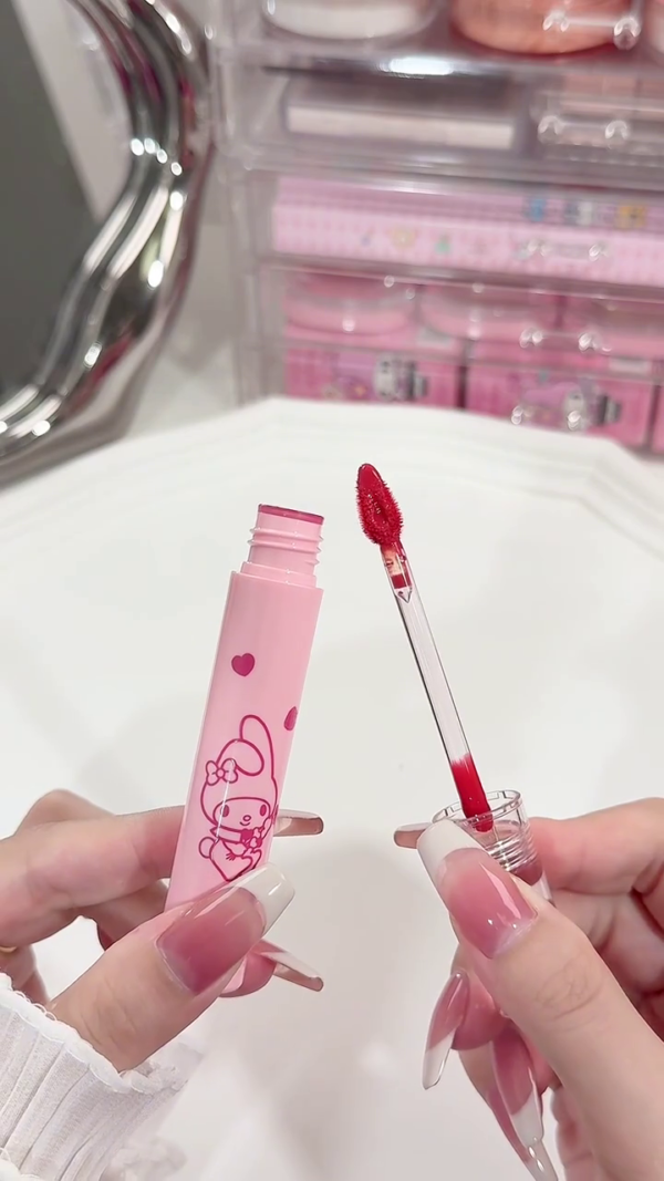 Focallure x My Melody Limited Edition Sweetheart Glossy Lip Tint Set – Long-Lasting, Moisturizing, and Super Pigmented Lip Colors in Adorable Sanrio-Inspired Packaging - Image 2