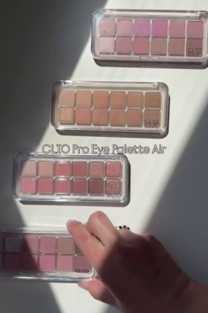 Pro Eye Palette Air – 04 Pink Pairing: Lightweight 10-Shade Eyeshadow Palette Featuring Matte, Shimmer, and Glitter Finishes in Soft Rosy and Mauve Tones for Everyday Romantic Looks
