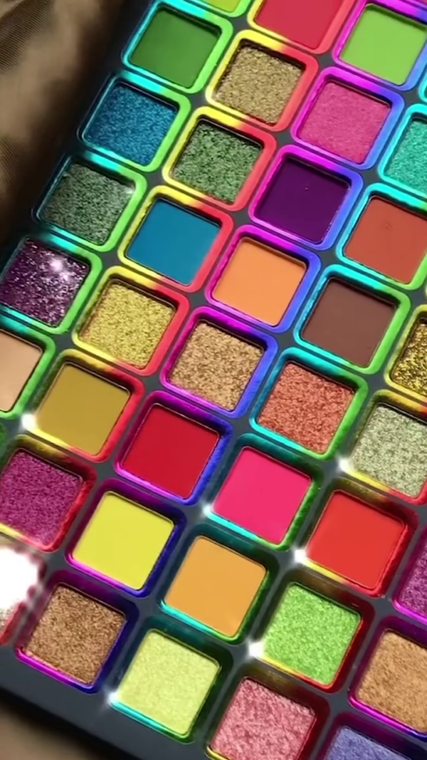 Ultimate Multi-Color Eyeshadow Palette – 99 Highly Pigmented Matte, Shimmer, and Glitter Shades – Rainbow-Inspired Vibrant and Neutral Tones for Bold, Creative, and Everyday Makeup Looks – Long-Lasting, Blendable, and Cruelty-Free Formula in Festive Packaging - Image 2