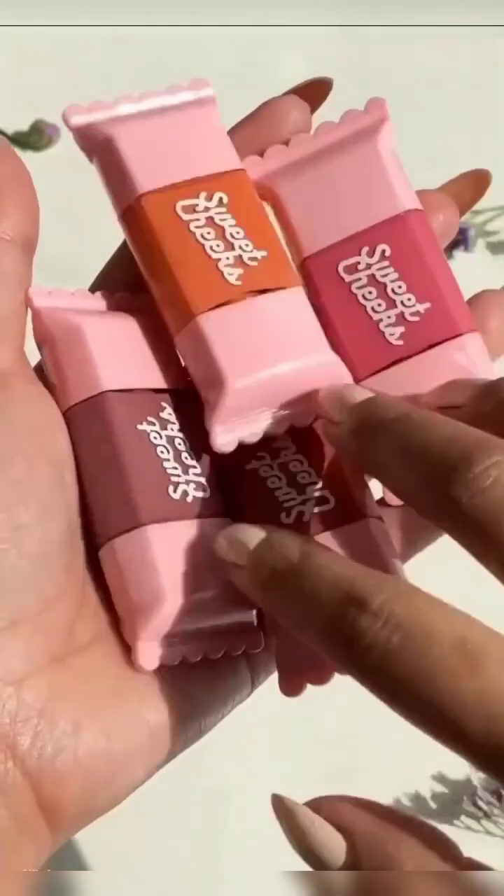Sweet Cheeks Whipped Creamy Liquid Blush Set – Adorable Candy-Inspired Collection of Smooth, Blendable Blush Tints in Multiple Shades for a Rosy, Natural Glow and Flawless Finish