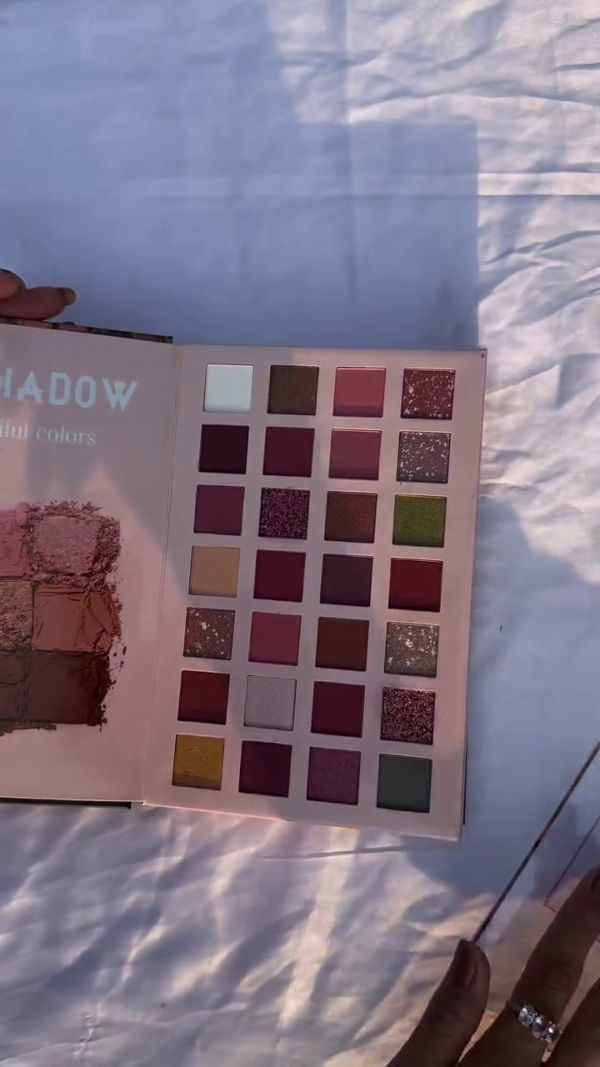 Professional Ultimate Utopia Makeup Book with 30+ Eyeshadows, 6 Radiant Highlighters, 4 Cream Concealers, and 3 Contour Powders – Complete All-in-One Face Palette Featuring Matte, Shimmer & Glitter Finishes for Day-to-Night Glam Looks - Image 2